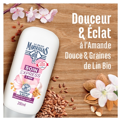 Le Petit Marseillais Soin Express Douceur & Éclat Cheveux Longs Délicats 200 ml