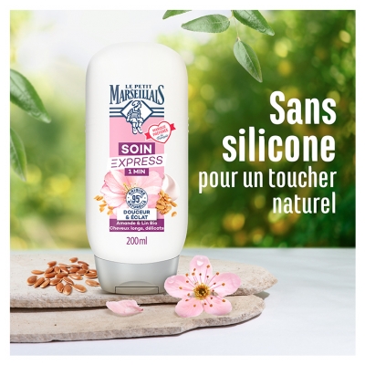 Le Petit Marseillais Soin Express Douceur & Éclat Cheveux Longs Délicats 200 ml