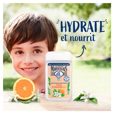 Le Petit Marseillais Extra Doux Douche Fleur d'Oranger Bio 250 ml