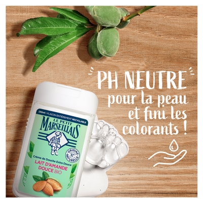 Le Petit Marseillais Extra Doux Douche Lait d'Amande Douce Bio 250 ml
