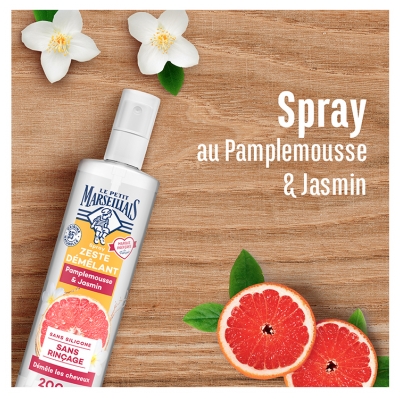 Le Petit Marseillais Spray Zeste Démêlant Sans Rinçage 200 ml
