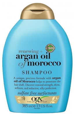 Ogx Shampoing Huile Argan du Maroc Cheveux Secs et Abîmés 385 ml