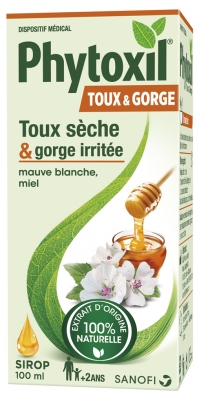 Sanofi Phytoxil 2 en 1 Sirop Toux & Gorge - 100 ml