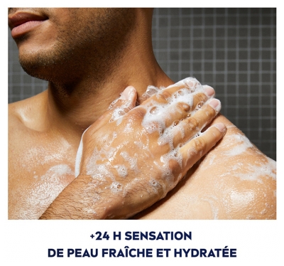 Nivea Men Energy Gel Douche 3en1 Fraicheur 24H à l'Extrait de Menthe 250 ml