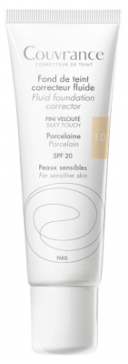 Avène Couvrance Eau Thermale - - Fond de Teint Correcteur Unifiant Fluide Naturel N°2.0 - Peaux Claires 30 ml