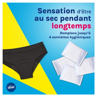 Vania Culotte de Règles Flux Abondant X 1 - Taille : XL/XLL