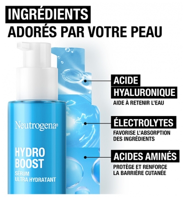 Neutrogena Hydro Boost Sérum Ultra Hydratant Tous Types de Peaux 30 ml