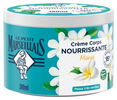 Le Petit Marseillais Crème Corps Nourrissante Monoï Fleur de Tiaré 380 ml