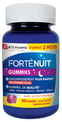 Forté Pharma Forté Nuit Gummies - 60 Gommes