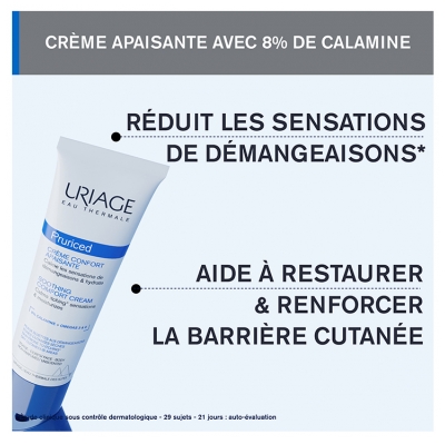 Uriage Pruriced Crème Confort Apaisante Démangeaisons 100 ml