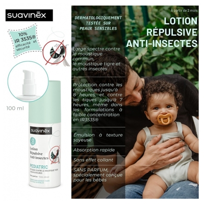 Suavinex Lotion Repulsive Pédiatrique 100 ml