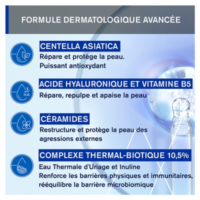 Uriage Cica-Daily Concentré de Crème Réparateur Peaux Fragilisées 50 ml