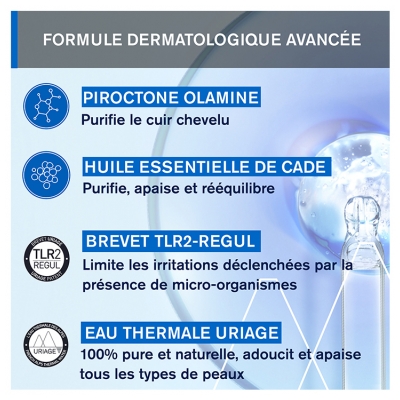 Uriage Ds Haïr Lotion Antipelliculaire Spray 100 ml