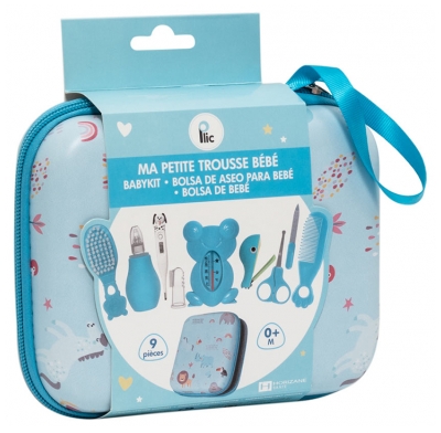 Plic Ma Petite Trousse Bébé Bleue 9 Produits