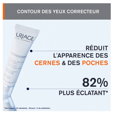 Uriage Dépiderm Contour Des Yeux Correcteur Cernes Poches15 ml