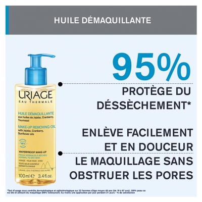 Uriage Huile Démaquillante Peaux Normales à Sèches 100 ml