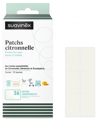 Suavinex 36 Patchs à la Citronelle