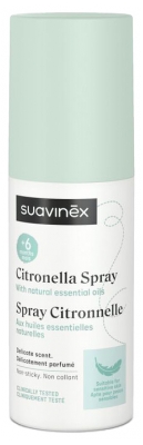 Suavinex Spray Citronelle - aux Huiles Essentielles Naturelles - 100 ml