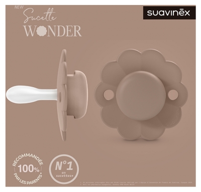 Suavinex Sucette Réversible SX Pro 6-18 Mois - Modèle : Brun