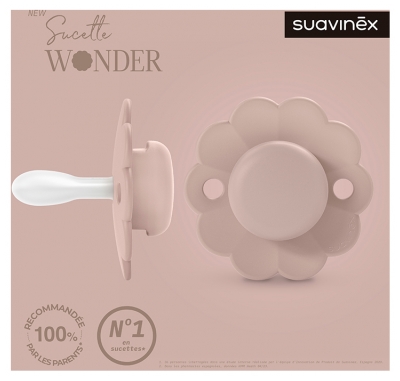 Suavinex Sucette Réversible SX Pro 6-18 Mois - Modèle : Rose Mauve