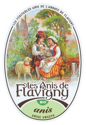 Les Anis de Flavigny Boîte Ovale 50 g Anis Bio