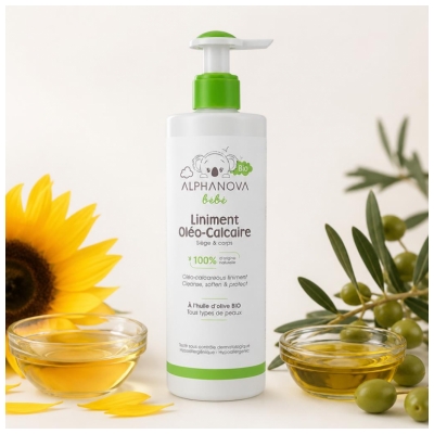 Alphanova Liniment Oléo-Calcaire Biologique 400 ml