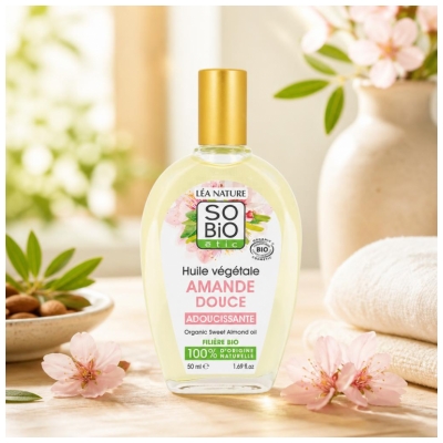 Léa Nature SO BIO étic Huile Végétale Amande Douce Biologique 50 ML