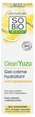 Léa Nature SO BIO étic Clean'Yuzu Gel-Crème Hydratant Anti-Imperfections Biologique 40 ML