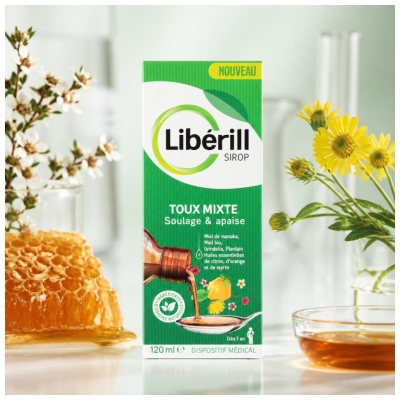 Libérill Sirop Toux Mixte Apaise & Soulage 120 ml