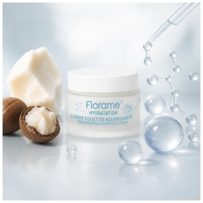 Florame Crème Fouettée Nourrissante Hydratation 50 ml