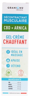 Granions Gel-Crème Chauffant CBD & Arnica 75 ML