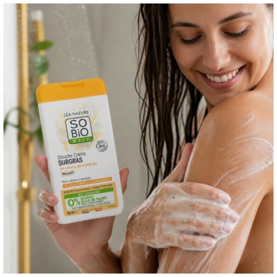 Léa Nature SO BIO étic Douche Crème Surgras Beurre de Karité Biologique 450 ML