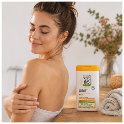 Léa Nature SO BIO étic Douche Crème Surgras Beurre de Karité Biologique 450 ML