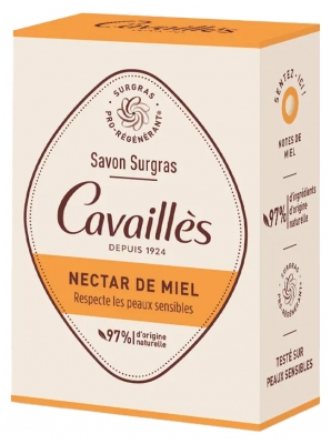 Cavaillès Savon Surgras Nectar de Miel Peaux Sensibles 100 g