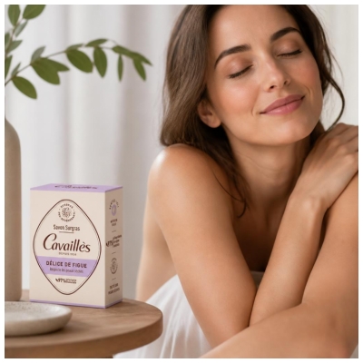 Cavaillès Savon Surgras Délice de Figue Peaux Sèches 100 g