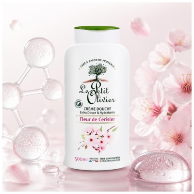Le Petit Olivier Crème Douche Fleur de Cerisier 500 ml