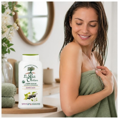 Le Petit Olivier Crème Douche Jasmin Cassis 500 ml