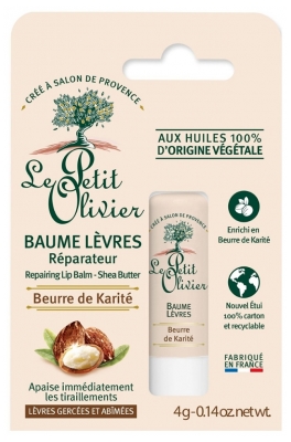 Le Petit Olivier Baume Lèvres au Beurre de Karité 4 g 