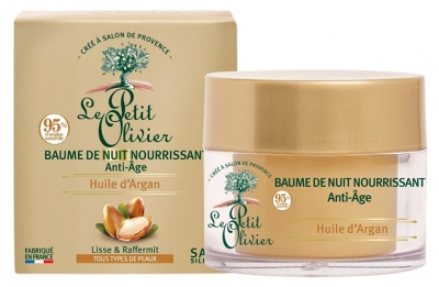 Le Petit Olivier Baume de Nuit Nourrissant à l'Huile d'Argan 50 ml