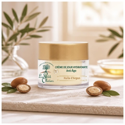 Le Petit Olivier Baume de Jour Nourrissant à l'Huile d'Argan 50 ml