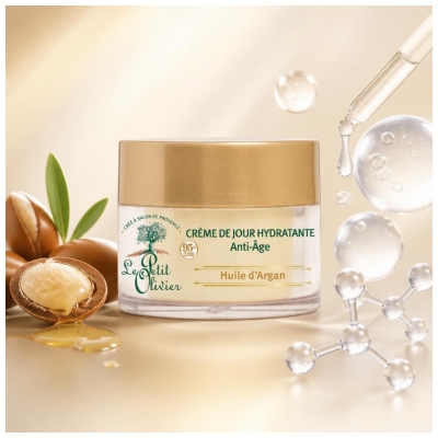 Le Petit Olivier Baume de Jour Nourrissant à l'Huile d'Argan 50 ml