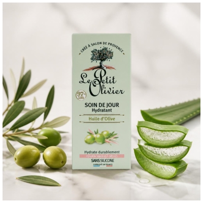 Le Petit Olivier Soin de Jour Hydratant à l'Huile d'Olive Peaus Normales à Sèches 50 ml