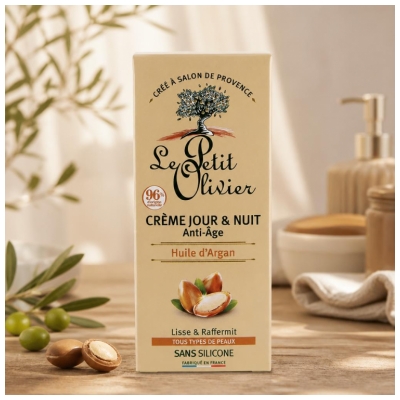 Le Petit Olivier Crème Jour & Nuit à l'Huile d'Argan 50 ml