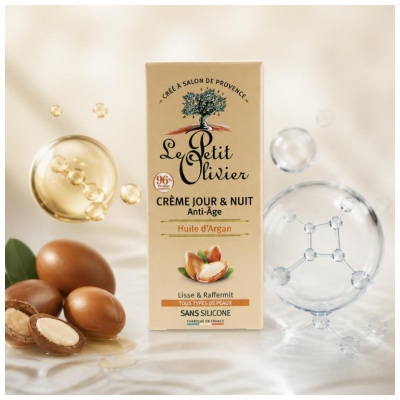 Le Petit Olivier Crème Jour & Nuit à l'Huile d'Argan 50 ml