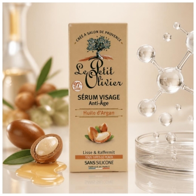 Le Petit Olivier Sérum Visage à l'Huile d'Argan 30 ml