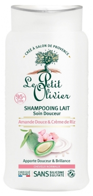 Le Petit Olivier Shampooing Lait Amande Douce et Crème de Riz Cheveux Normaux 250 ml
