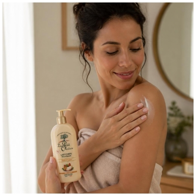 Le Petit Olivier Lait Corps Nourrissant Huile d'Argan Peaux Sèches 250 ml