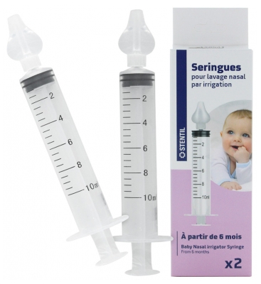 Stentil 2 Seringues pour Lavage Nasal