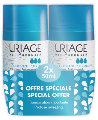 Uriage Duo Déodorant Puissance 3 - 2 x 50 ml