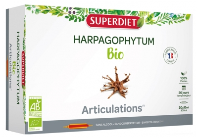 Superdiet Harpagophytum Bio - 20 Ampoules de 15 ml